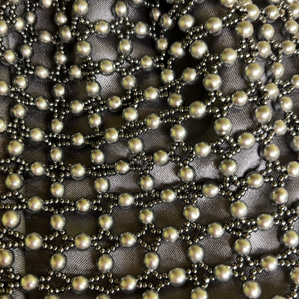 Beaded Drawstring Evening Bag - image 2